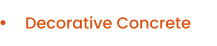 Decorative Concrete