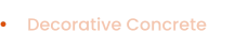 Decorative Concrete